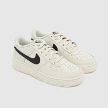 Nike Air Force 1 Youth in White & Black Nike Air Force 1,3 of 4