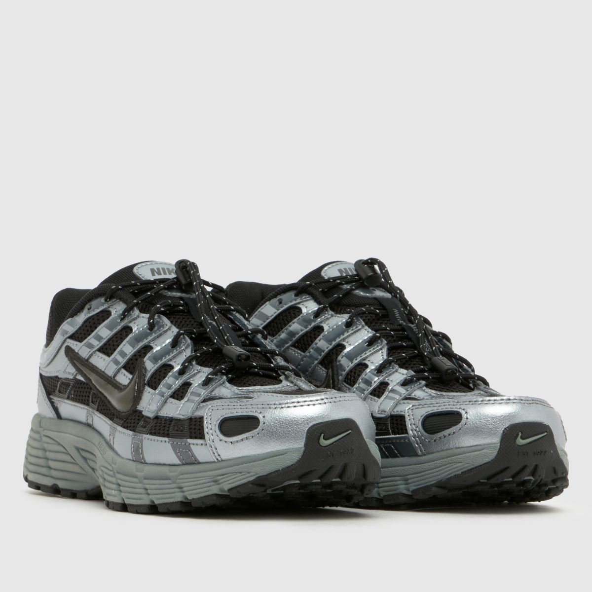 Nike P-6000 Youth in Black & Silver Nike P-6000 1