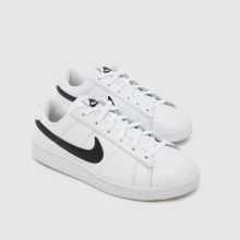 Nike Tennis Classic Youth in White & Black Nike Tennis Classic,3 of 4