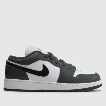 Nike Jordan White Multi Air 1 Low Youth