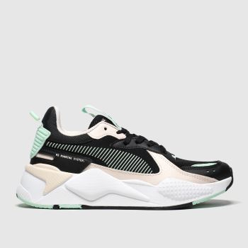 puma black & pink rs-x joy trainers youth puma black & pink rs-x joy trainers youth