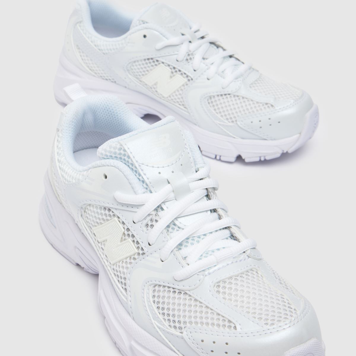 Kids Youth White New Balance 530 Trainers schuh