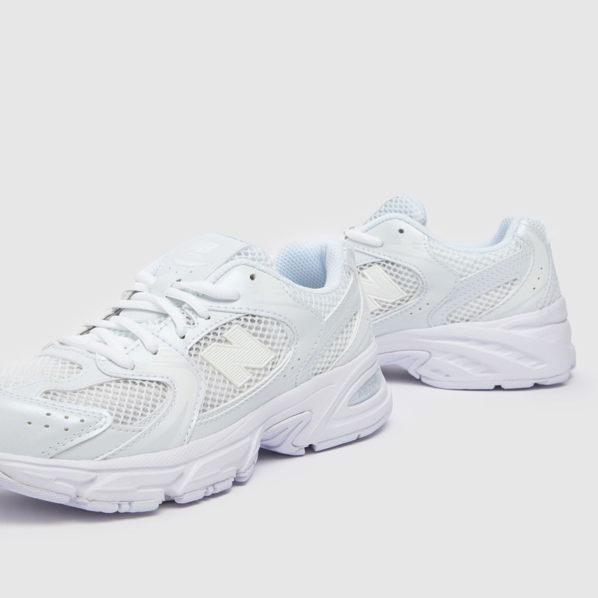 Kids Youth White New Balance 530 Trainers schuh