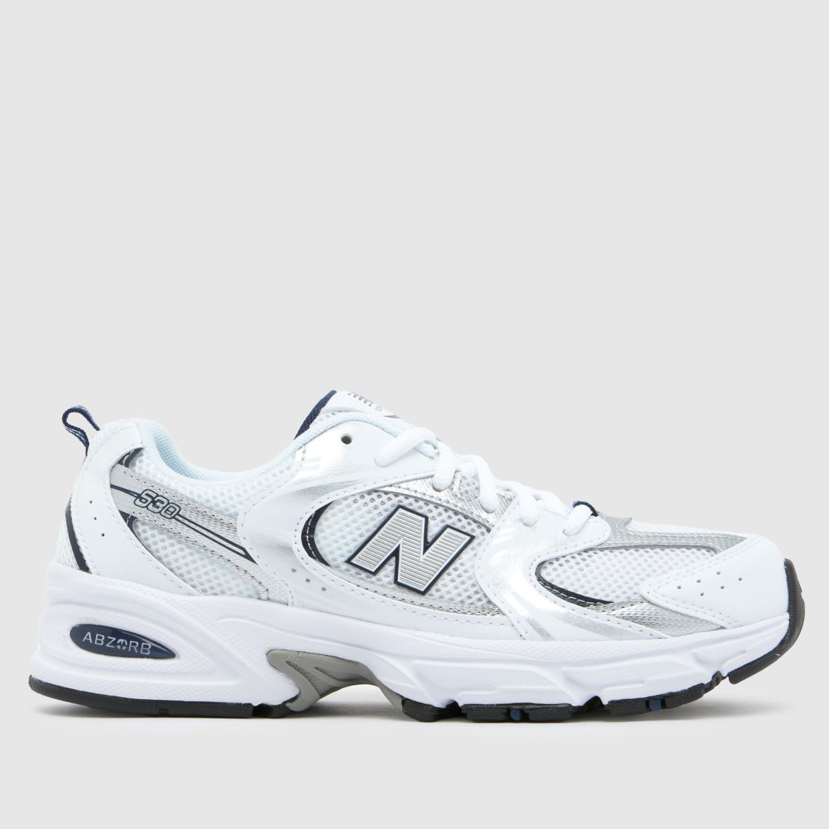 New Balance White 530 Youth Trainers