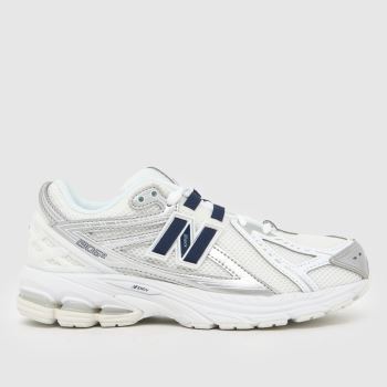 New Balance White & Navy 1906 Youth
