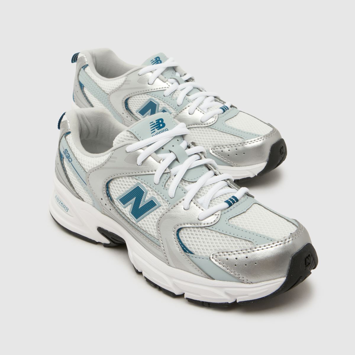 New Balance 530 Youth in White & Blue New Balance 530 4