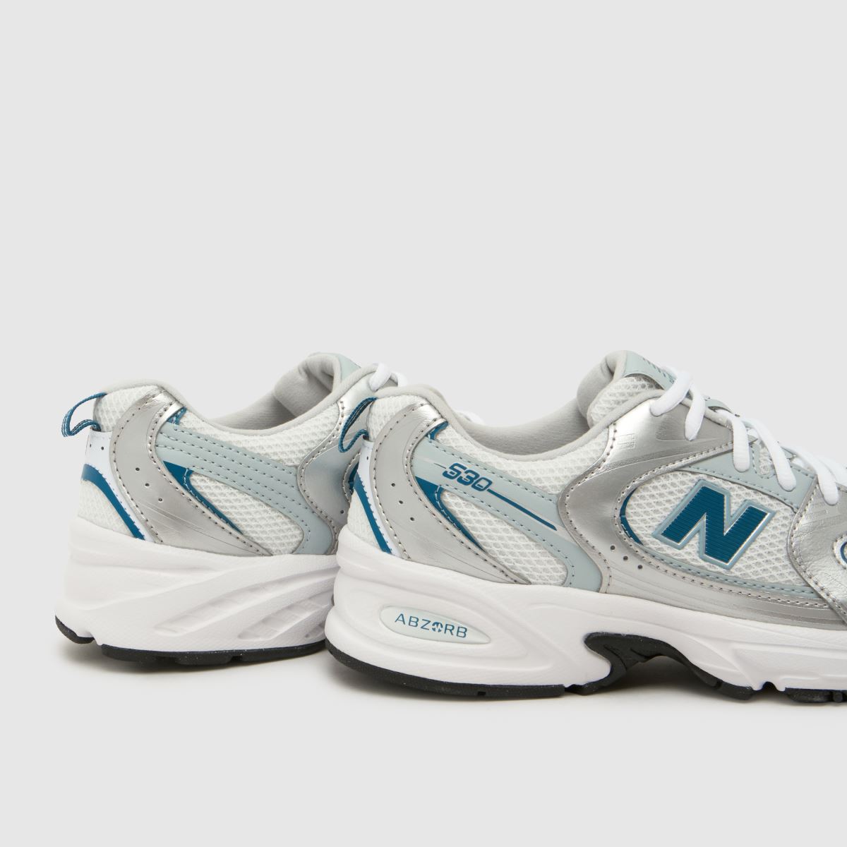 New Balance 530 Youth in White & Blue New Balance 530 7