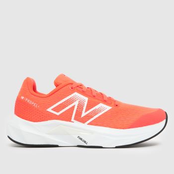 New Balance Orange FuelCell Propel v5 Youth