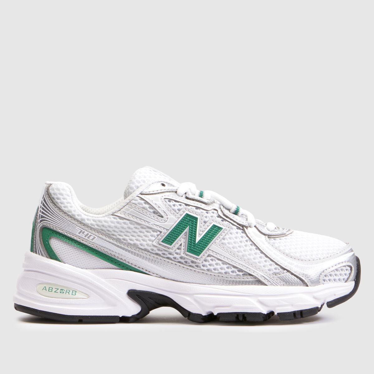 New Balance 740 Youth in White & Green New Balance 740