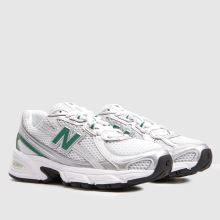 New Balance 740 Youth in White & Green New Balance 740,2 of 4