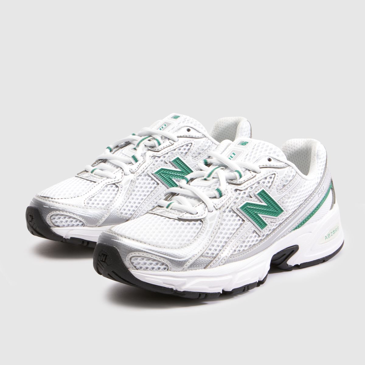 New Balance 740 Youth in White & Green New Balance 740 4