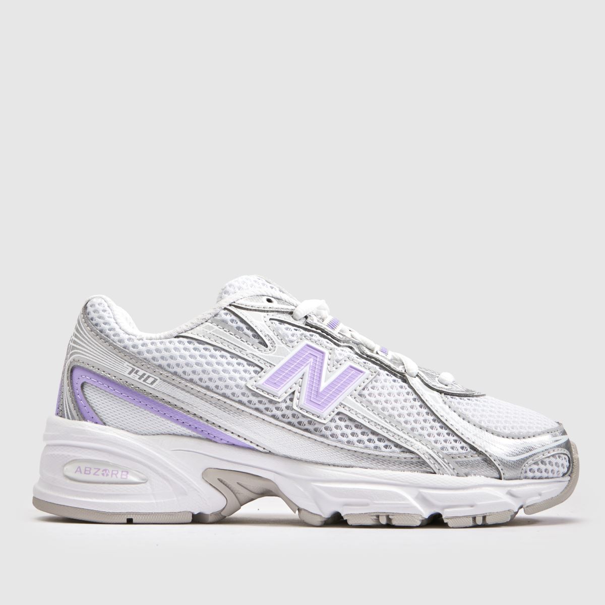New Balance 740 Youth in White & Purple New Balance 740