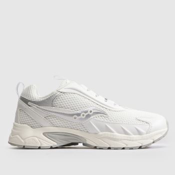 Saucony White & Silver Volt SE Youth