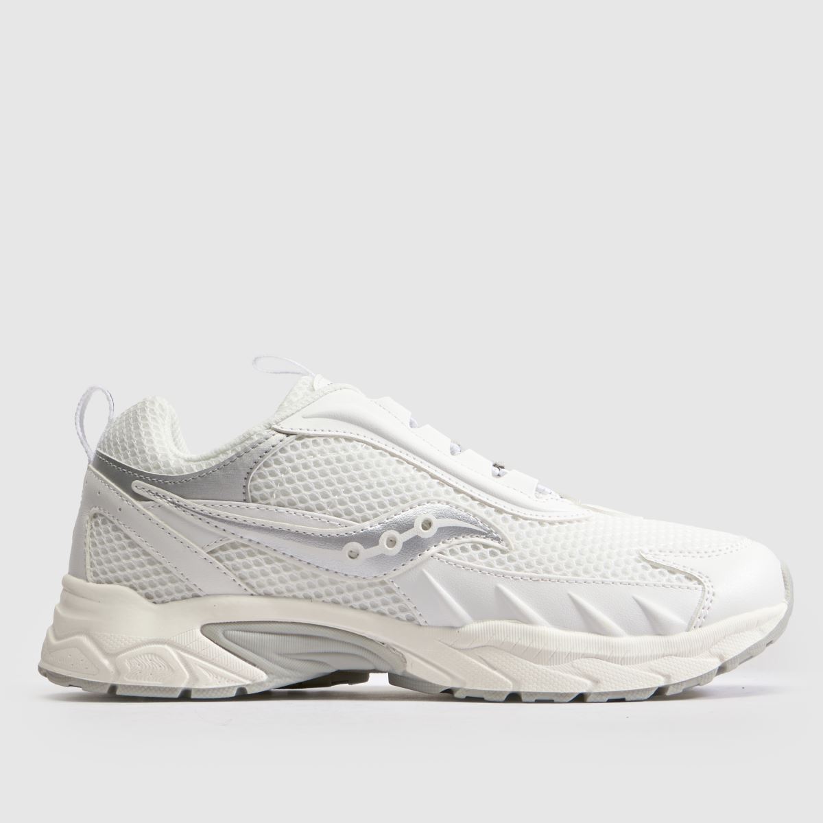 Saucony Volt SE Youth in White & Silver Saucony Volt SE