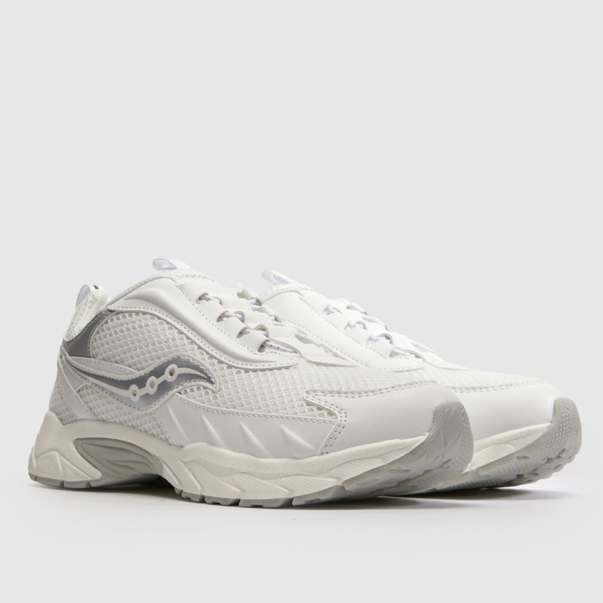 Saucony Volt SE Youth in White & Silver Saucony Volt SE 1