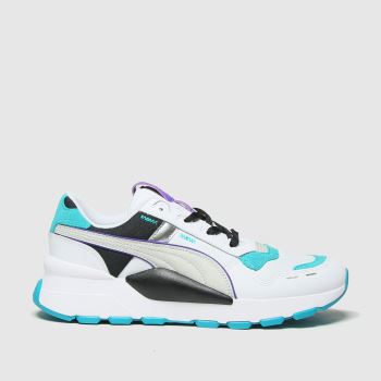 PUMA white & green rs 2.0 futura trainers youth PUMA white & green rs 2.0 futura trainers youth