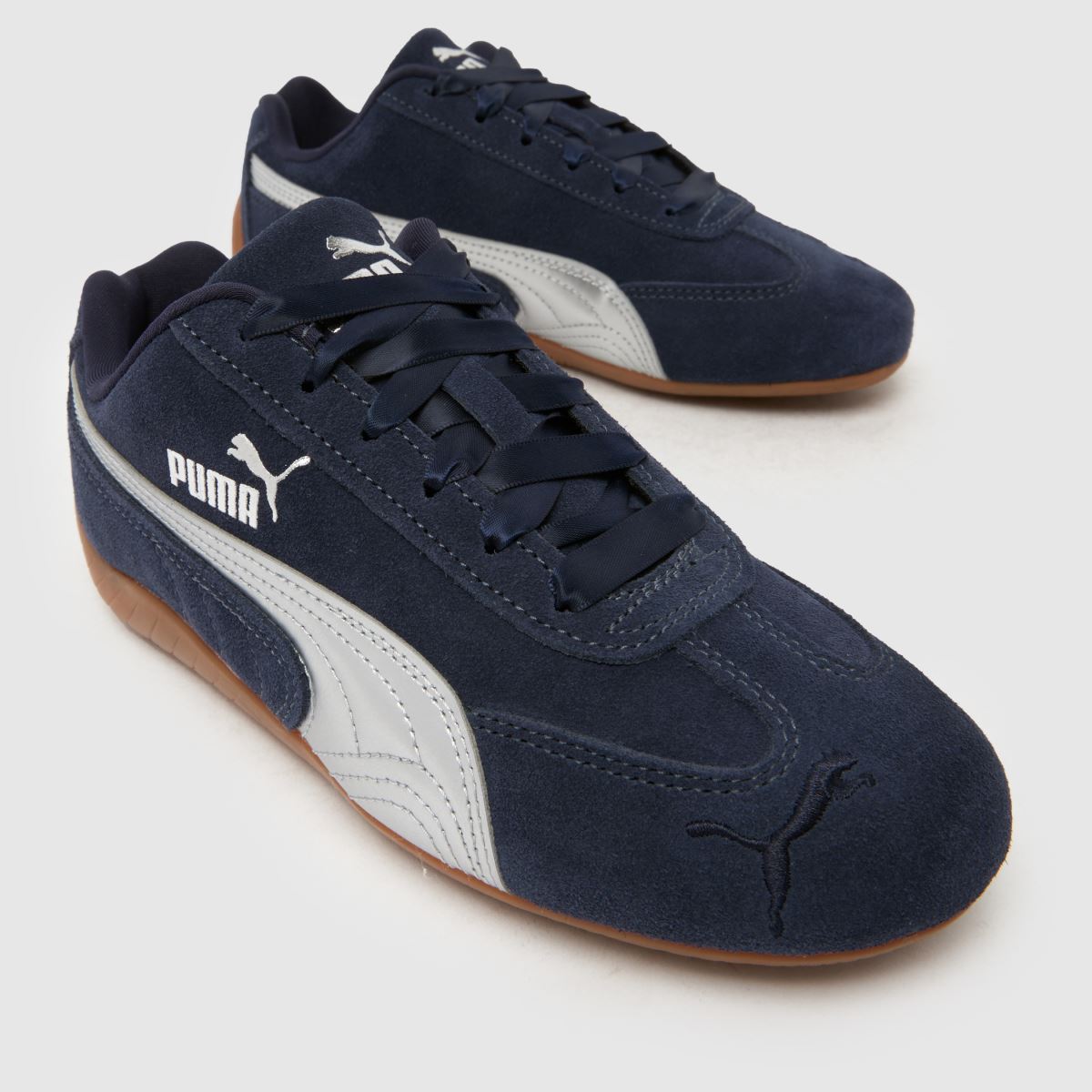 Kids Youth Navy Multi PUMA Speedcat Trainers | schuh