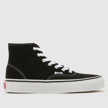 Vans Authentic Hi 2.0 Youth in Black & White Vans Authentic Hi 2.0,1 of 4