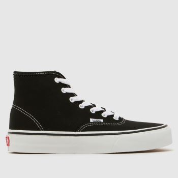 Vans Black & White Authentic Hi 2.0 Youth