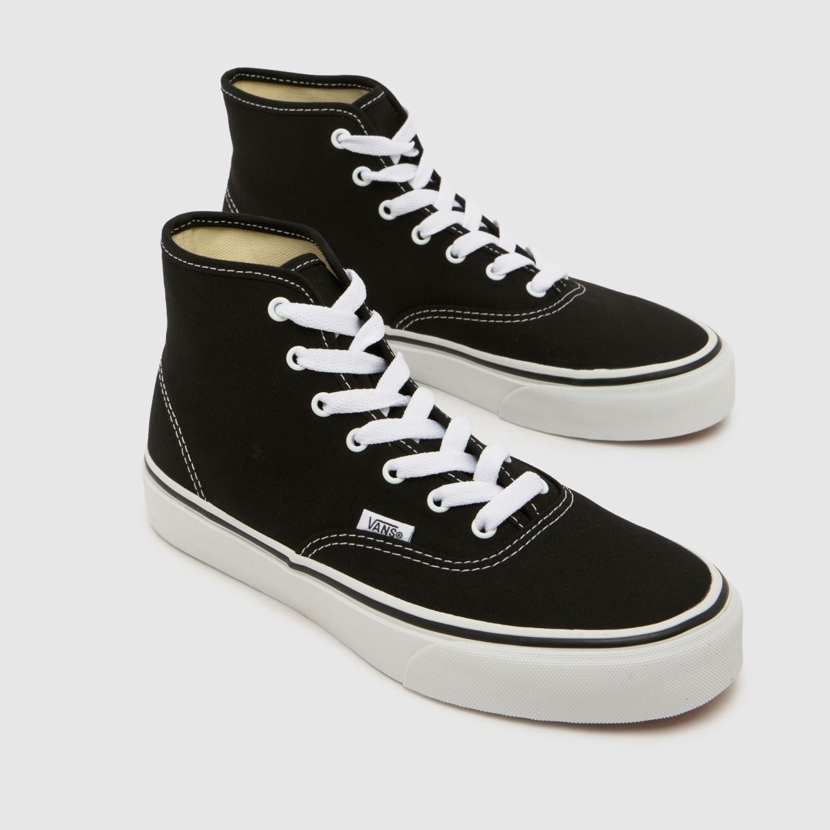 Vans Authentic Hi 2.0 Youth in Black & White Vans Authentic Hi 2.0 4