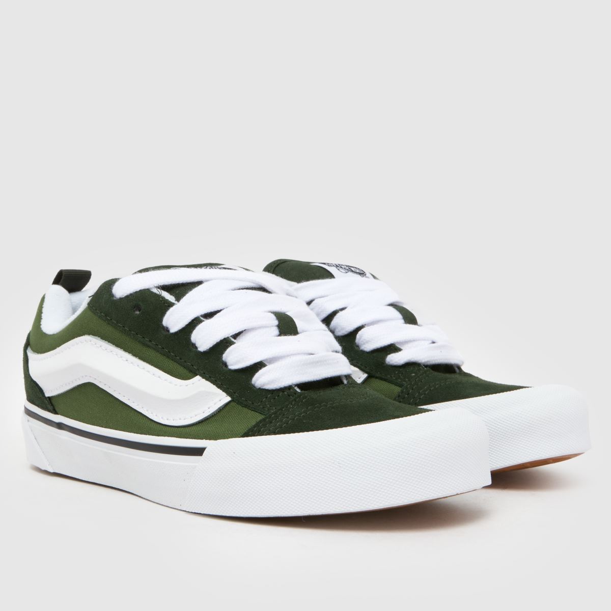 Vans Knu Skool Youth in Dark Green Vans Knu Skool 1