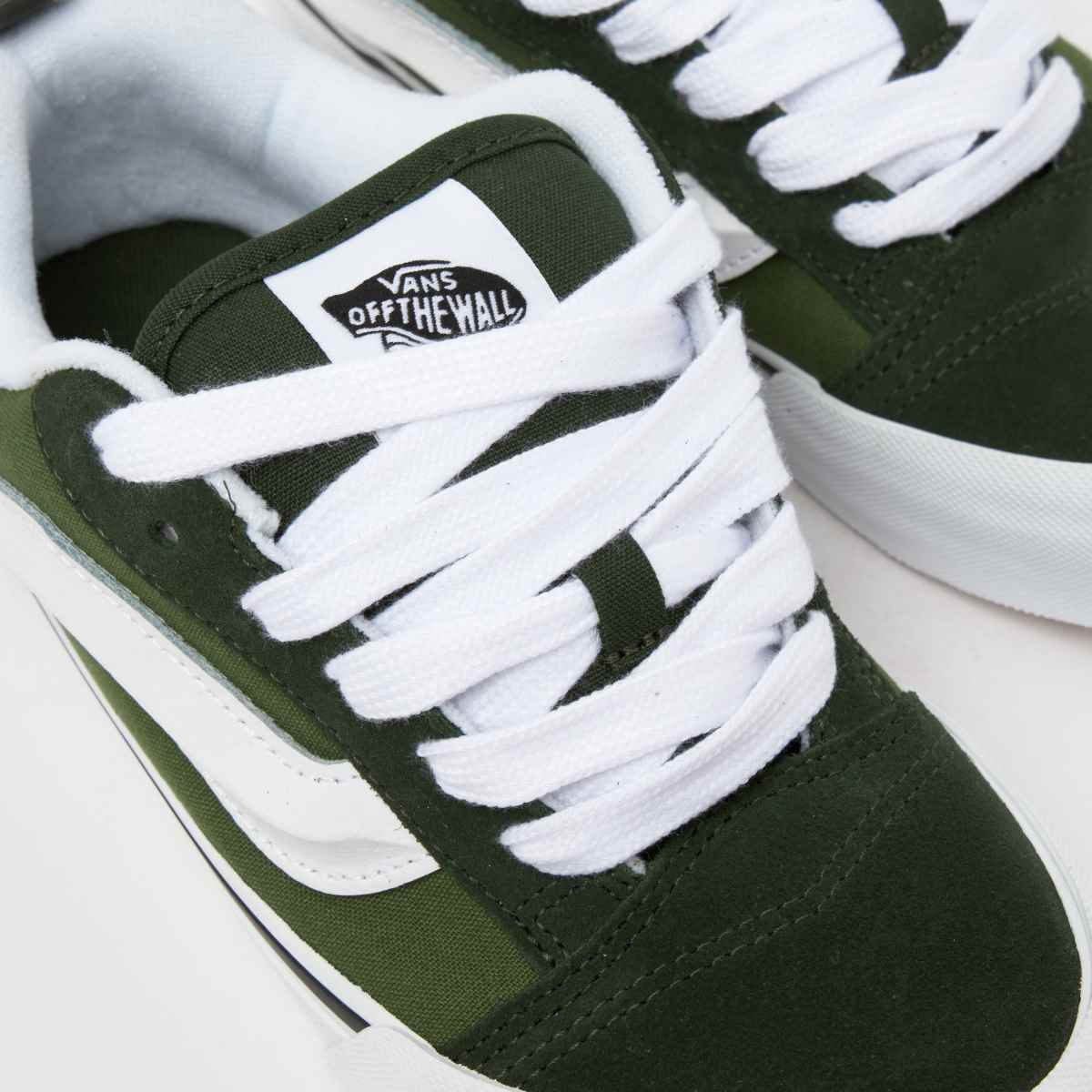 Vans Knu Skool Youth in Dark Green Vans Knu Skool 4