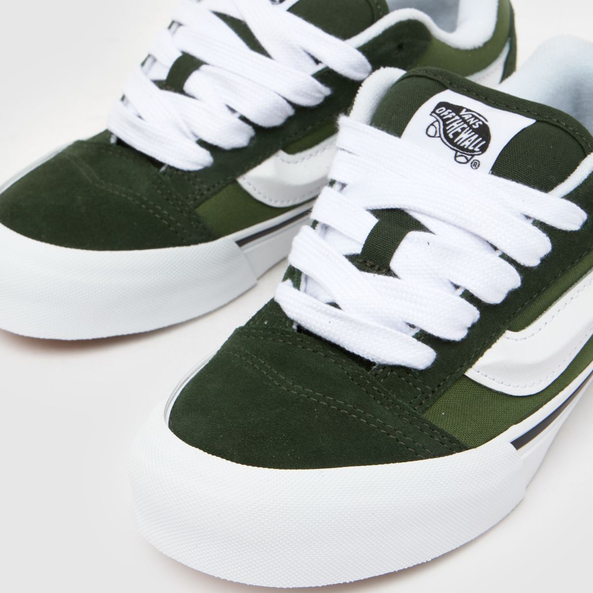 Vans Knu Skool Youth in Dark Green Vans Knu Skool 7