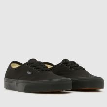 Vans Authentic Youth in Black Vans Authentic,2 of 4