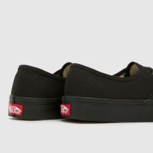 Vans Authentic Youth in Black Vans Authentic,4 of 4