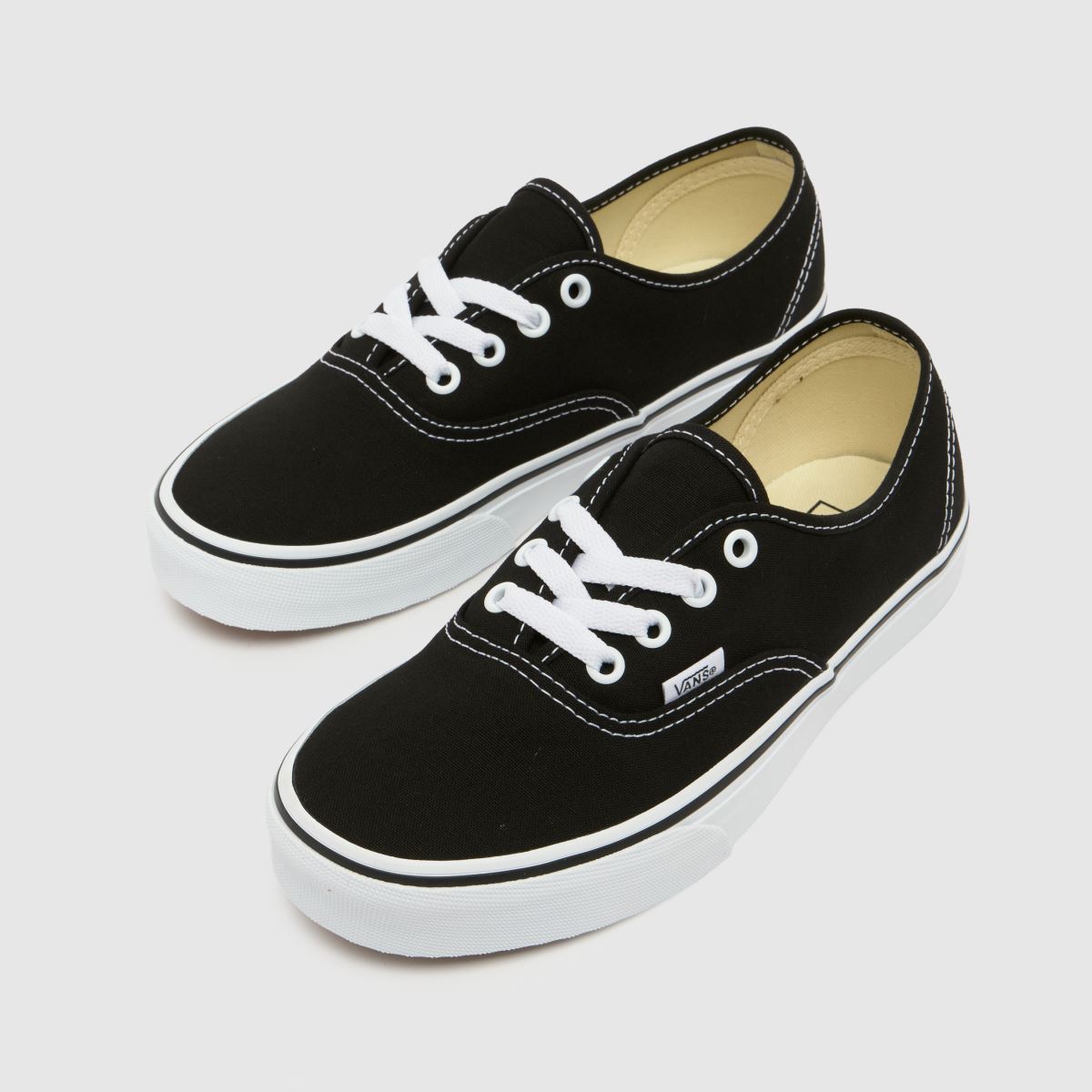 Vans Authentic Youth in Black & White Vans Authentic 4