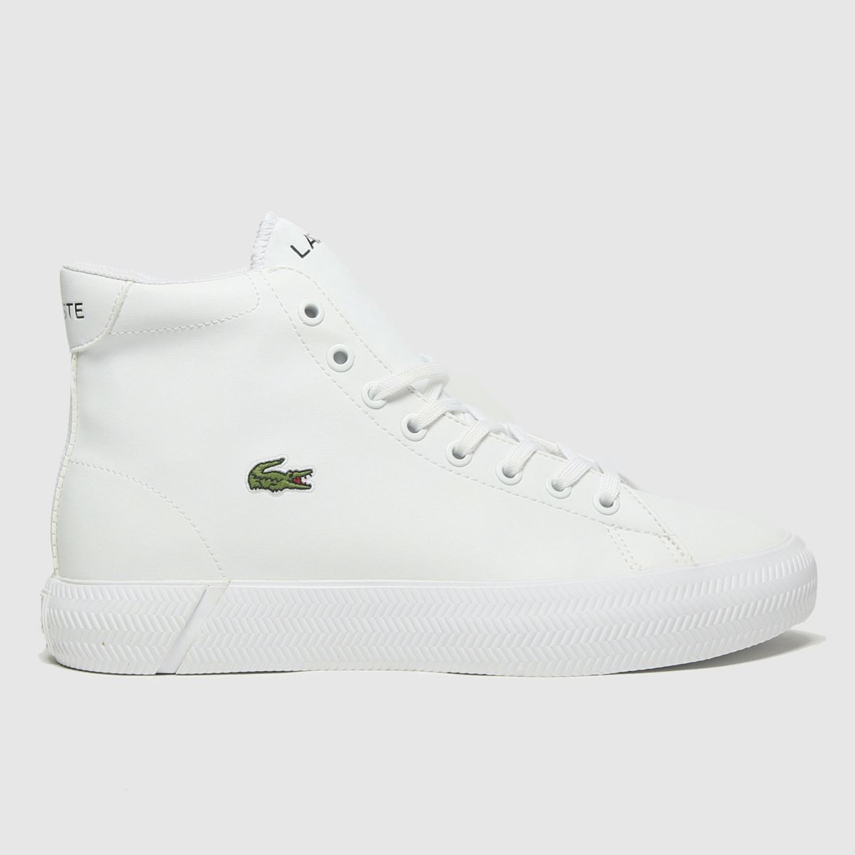 Lacoste White Gripshot Mid Yth Trainers Youth