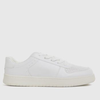 schuh white mighty lace up trainers youth schuh white mighty lace up trainers youth