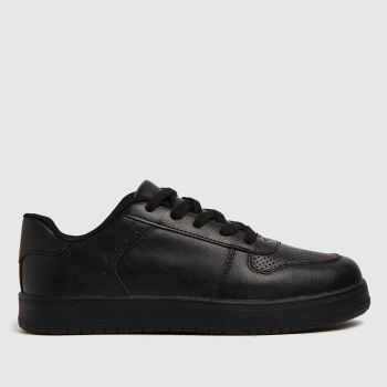schuh black mighty lace up Youth Trainers schuh black mighty lace up Youth Trainers