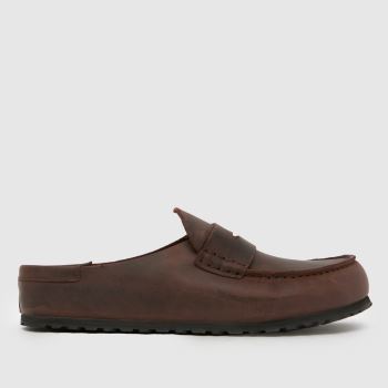 BIRKENSTOCK Dark Brown Naples Mens Shoes
