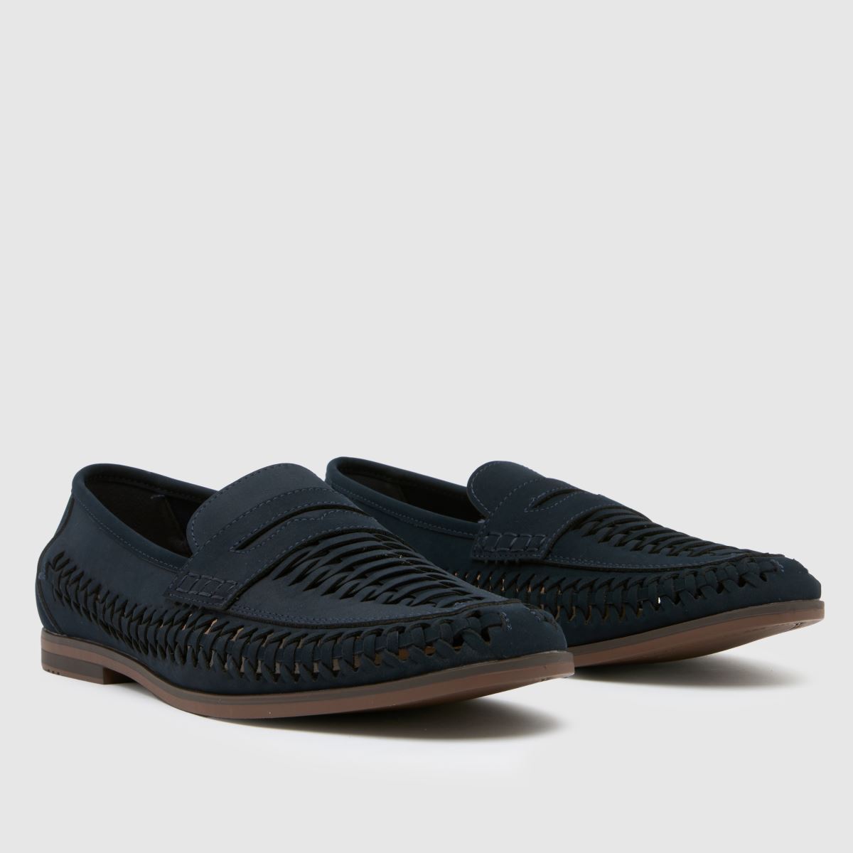 Herren schuh Marineblau Reem Woven Loafer Schuhe schuh Reem Woven Loafer 1