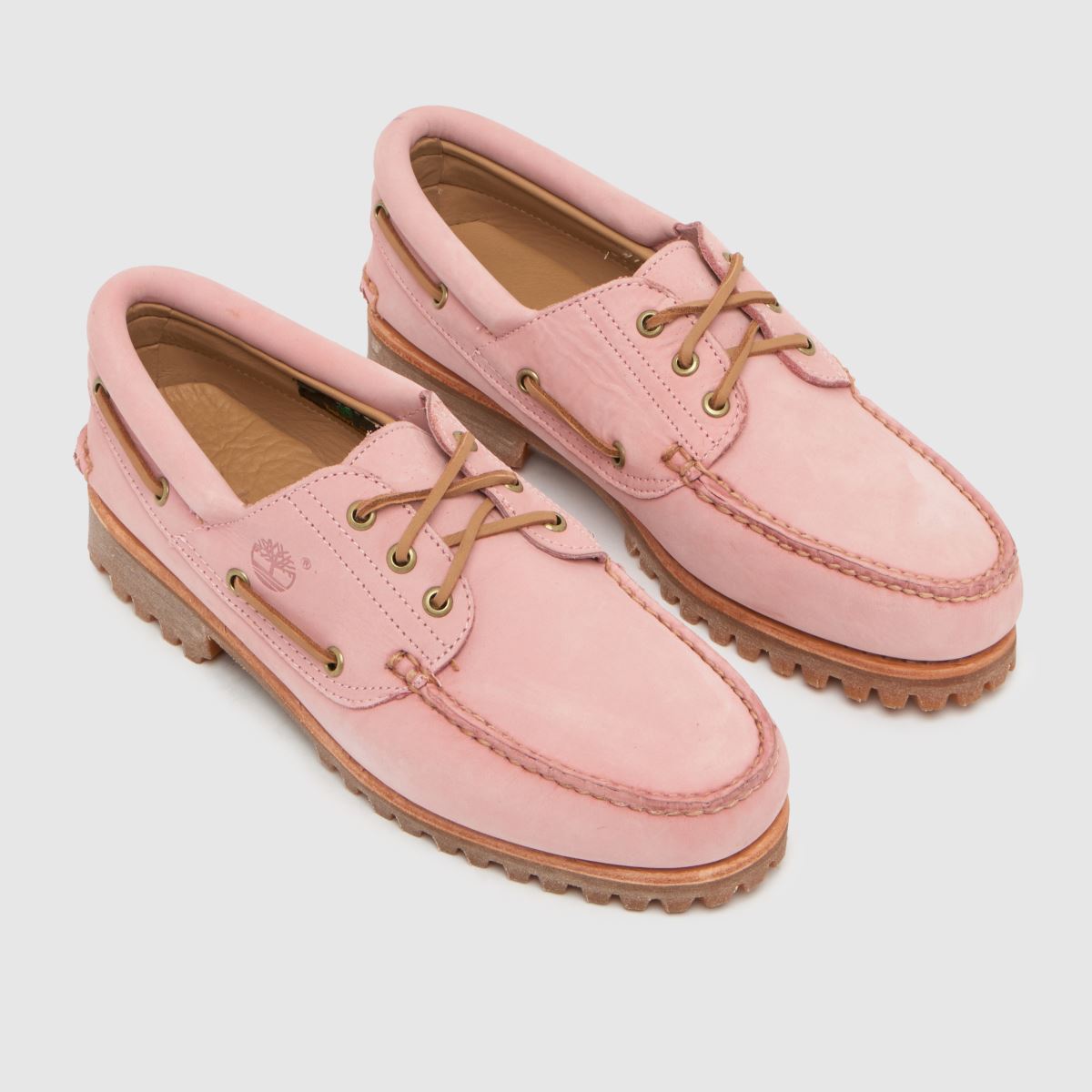 Timberland Authentic 3 Eye Boat in Pale Pink Timberland Authentic 3 Eye Boat 4