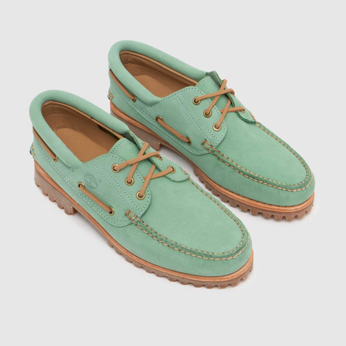 Timberland Authentic 3 Eye Boat in Green Timberland Authentic 3 Eye Boat 4