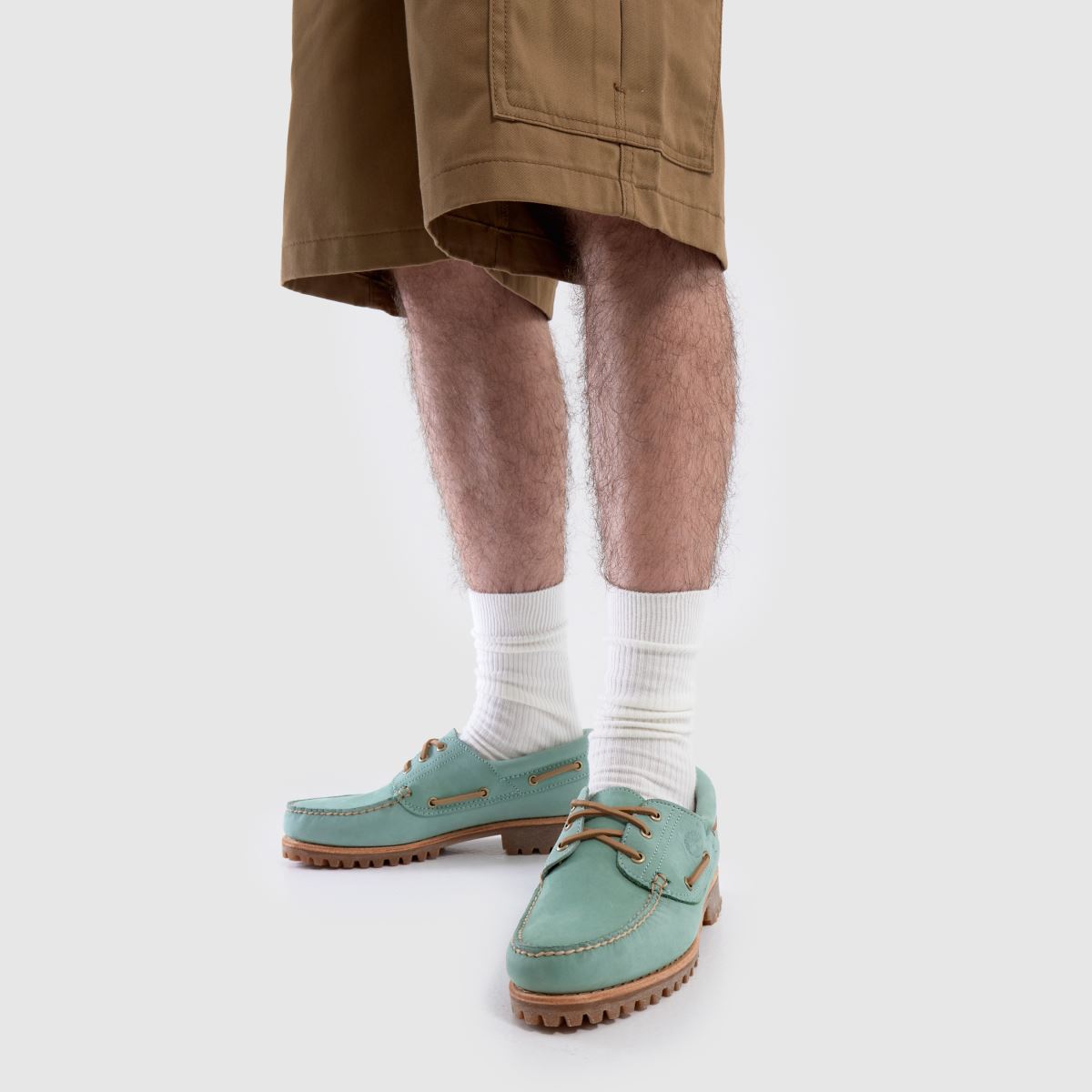 Timberland Authentic 3 Eye Boat in Green Timberland Authentic 3 Eye Boat 8