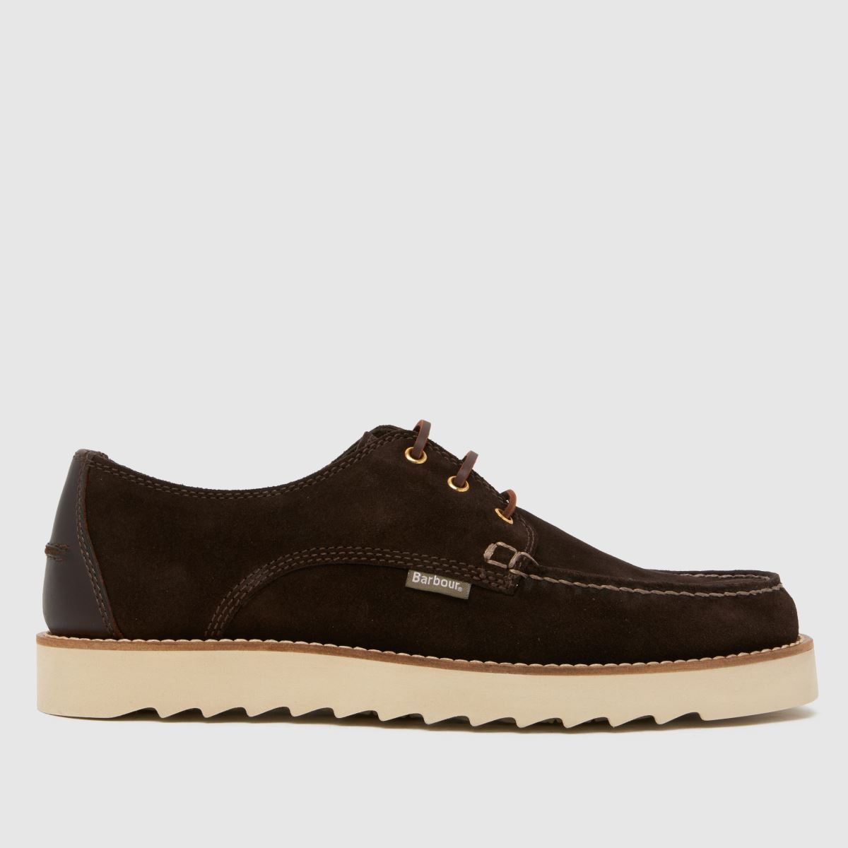 Barbour Aydon Derby Shoes in Dark Brown