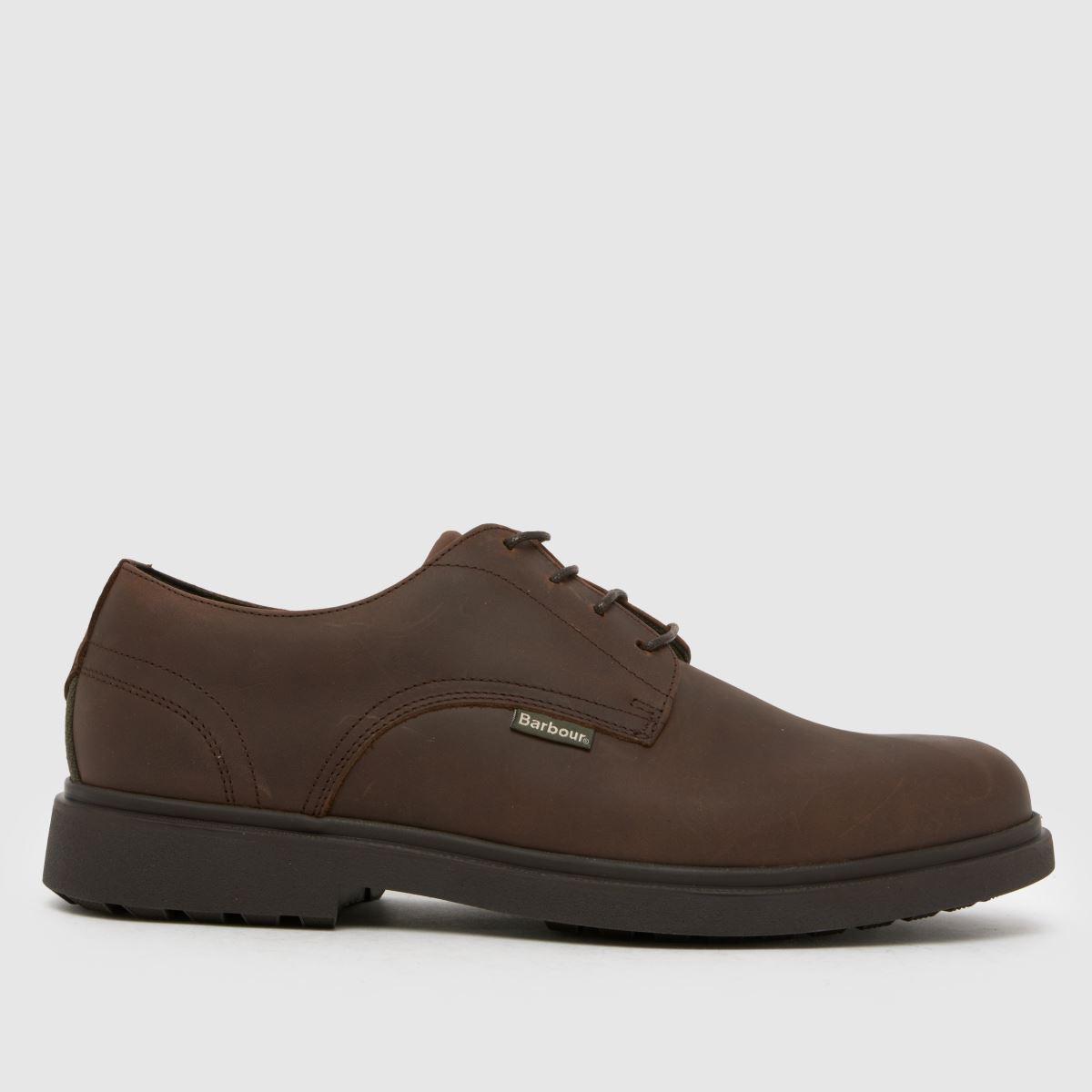 Barbour Carthy Derby Boots in Dark Brown