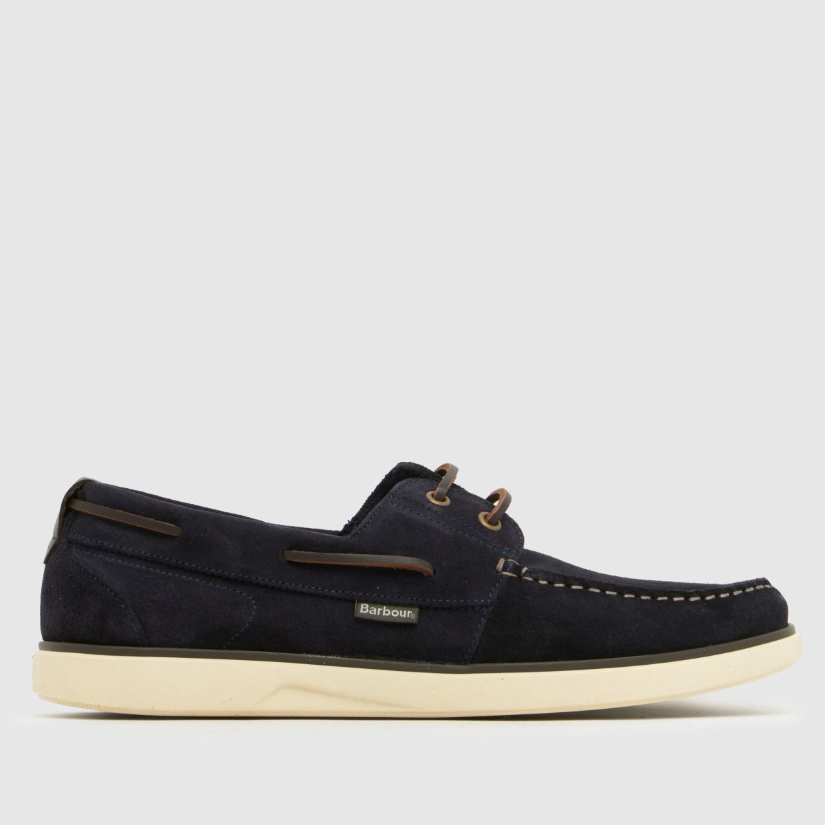 Barbour Rothley Boat Shoes in Navy