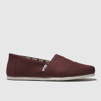 toms burgundy alpargata venice shoes toms burgundy alpargata venice shoes