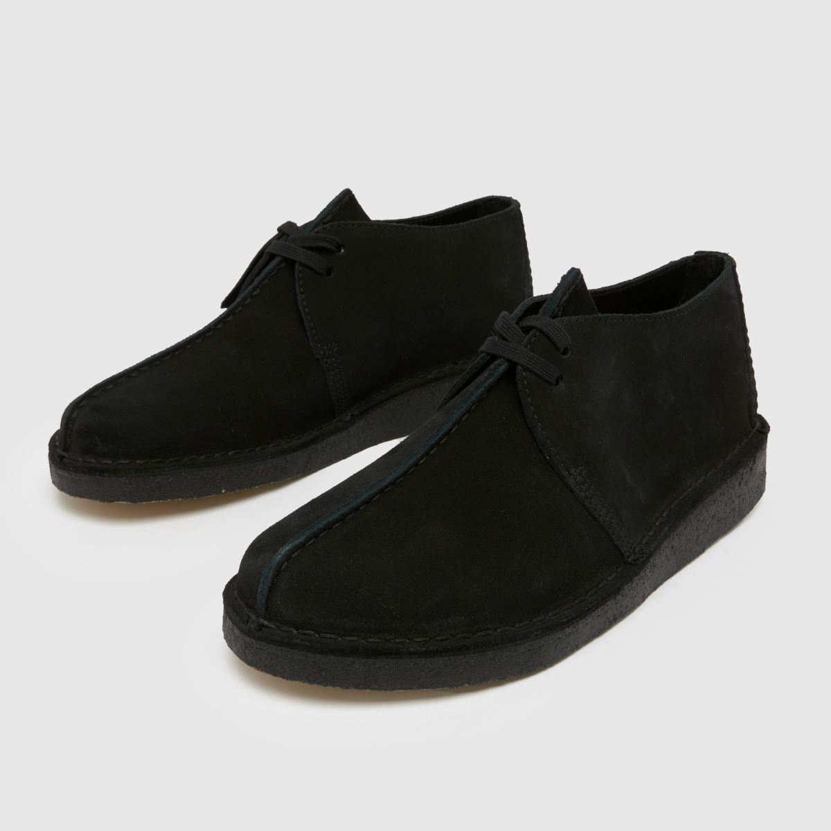 Mens Black Clarks Desert Trek Shoes | schuh