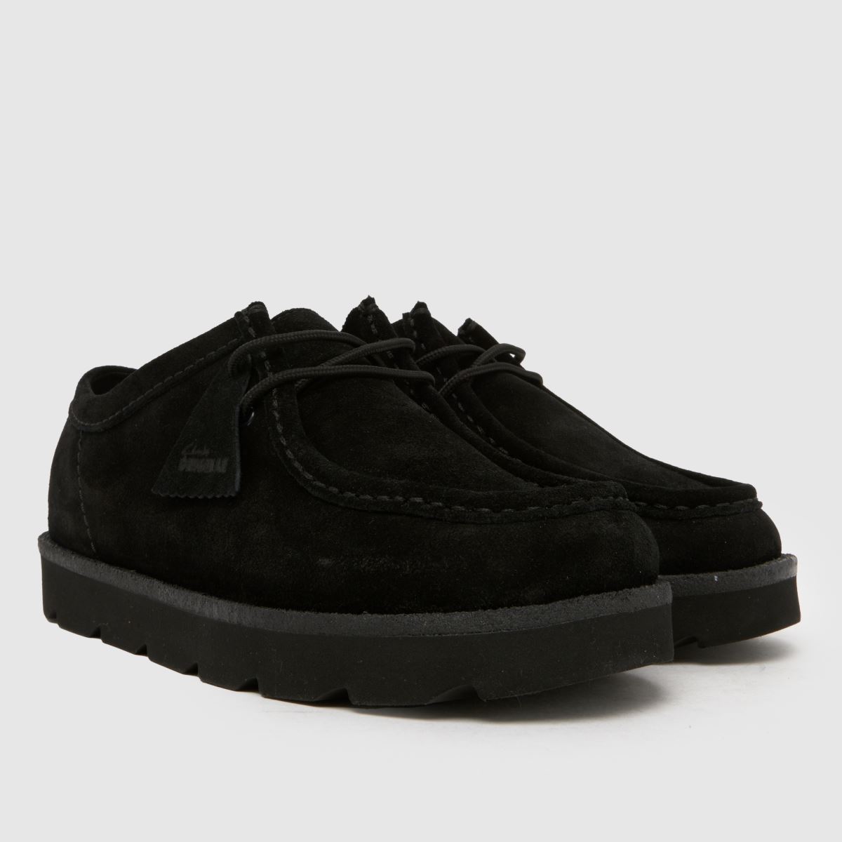 Herren Clarks Originals Schwarz Meare Wallabee Schuhe Clarks Originals Meare Wallabee 1