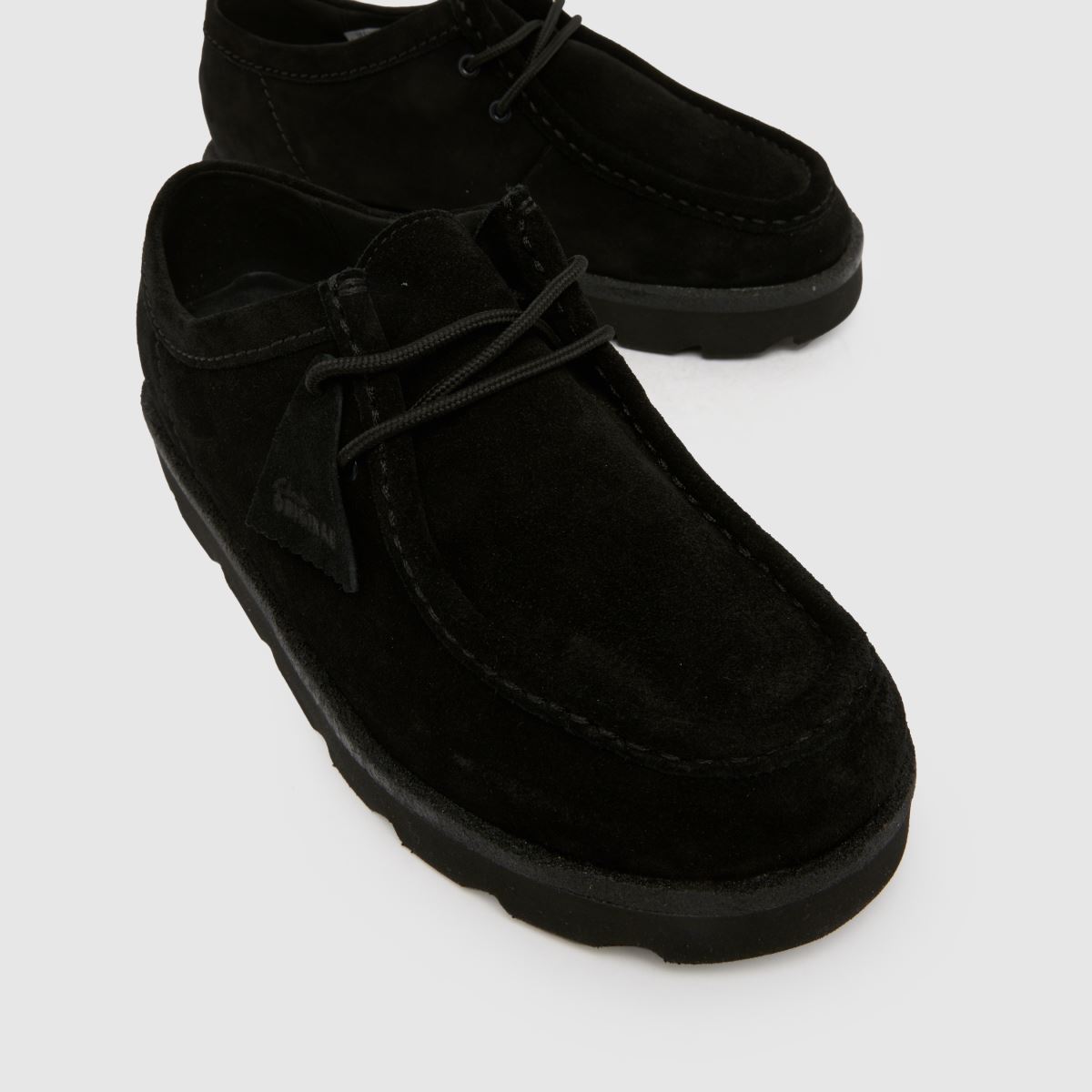 Herren Clarks Originals Schwarz Meare Wallabee Schuhe Clarks Originals Meare Wallabee 4