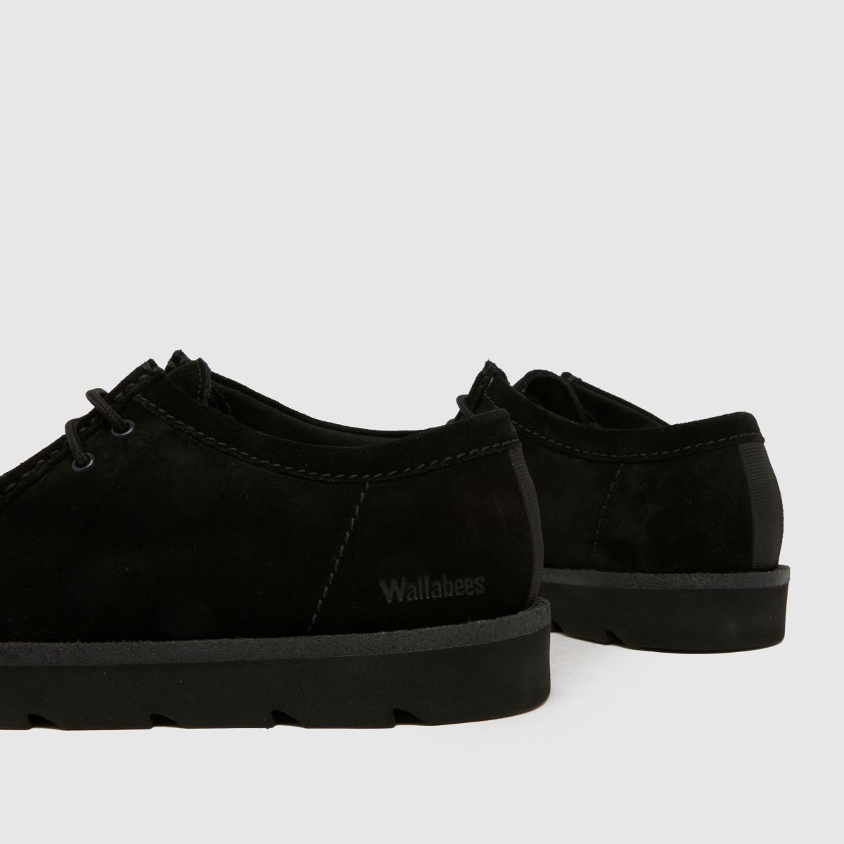 Herren Clarks Originals Schwarz Meare Wallabee Schuhe Clarks Originals Meare Wallabee 7