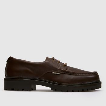 Barbour Dark Brown Paxton Apron Derby Mens Shoes