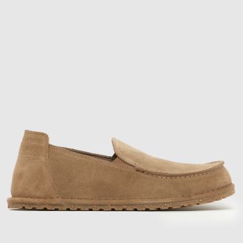 BIRKENSTOCK Taupe Utti Slip On Leve Mens Shoes