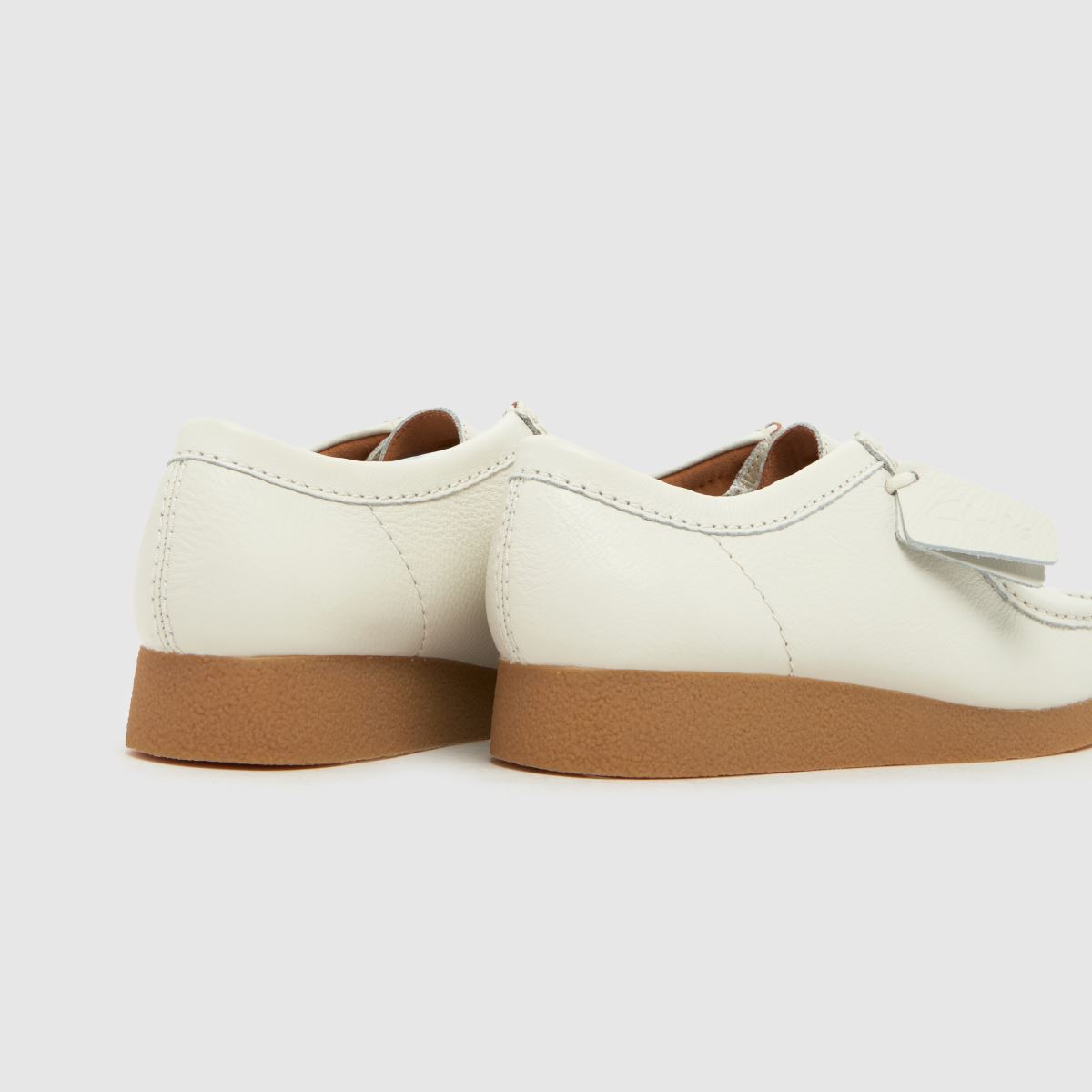 Mens White Clarks Wallabee Evo Shoes | schuh