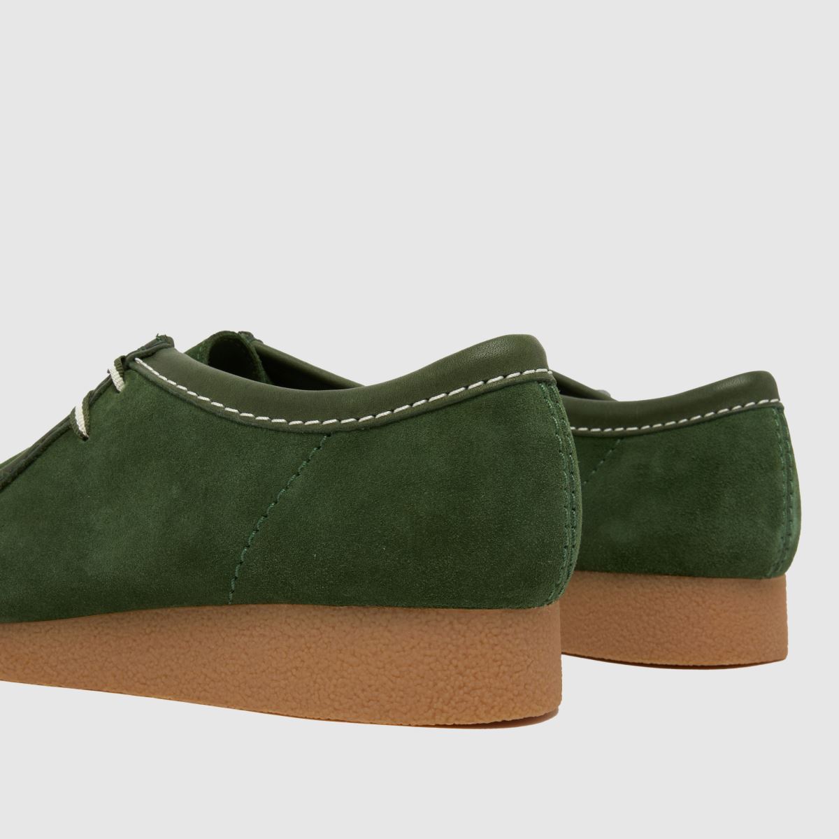 Mens Dark Green Clarks Wallabee Evo Shoes | schuh